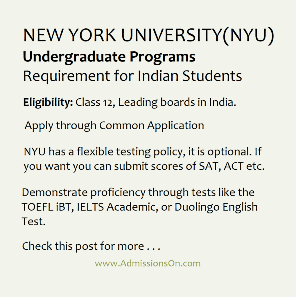 New York University Admission